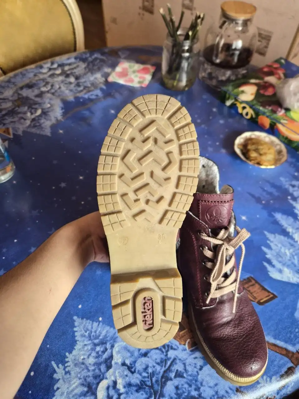 Новые полусапоги Rieker для девочек размер 36 - Обувь (Товары для детей) в Нижневартовск