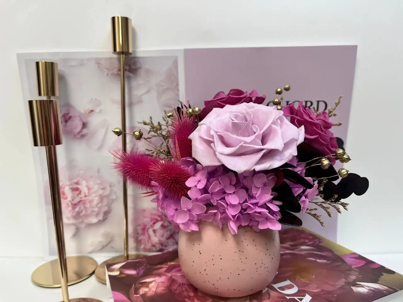 Стильный букет-комплимент в элегантном кашпо - Цветы (Хобби и отдых) в Нижневартовск