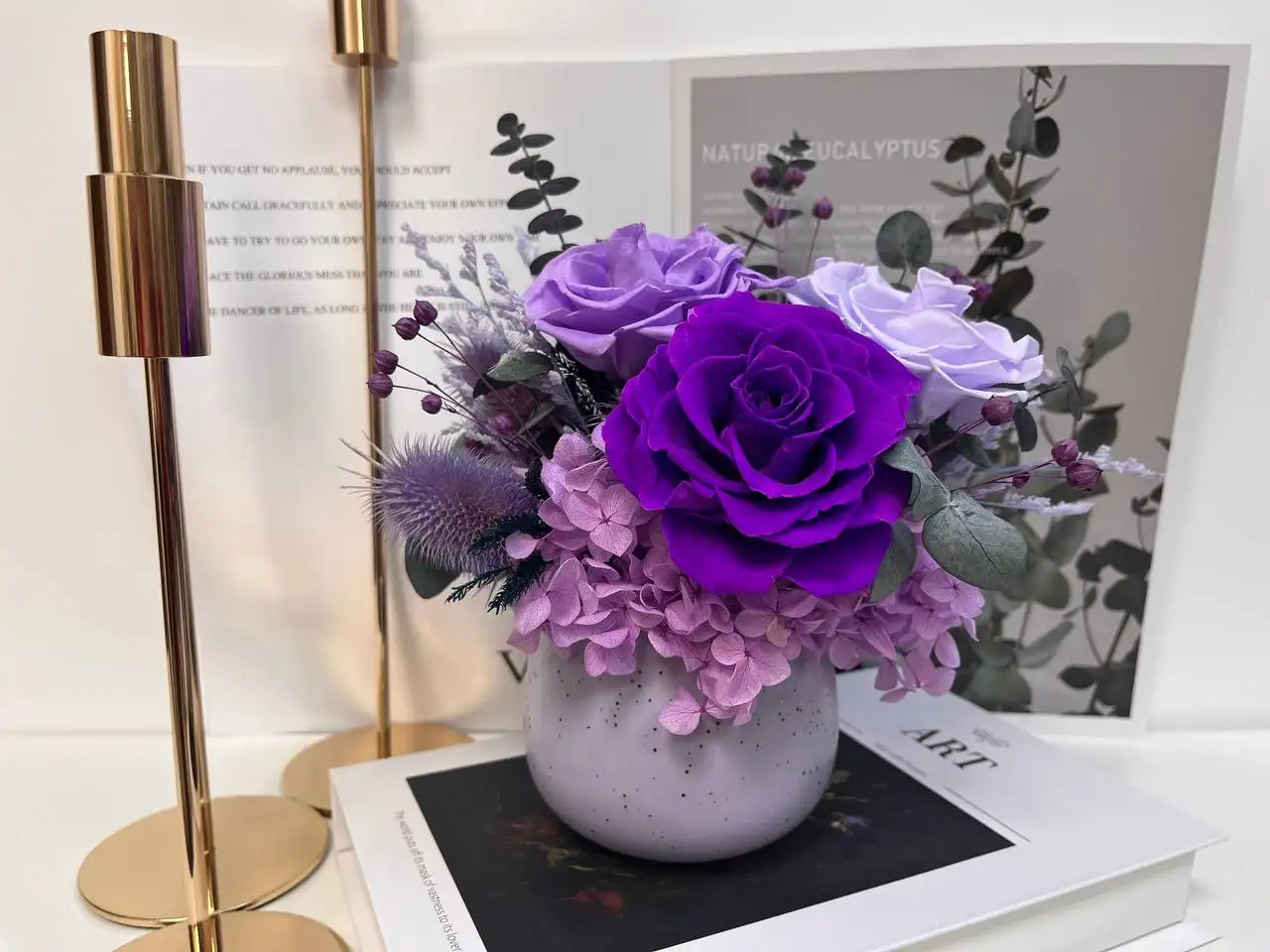 Композиции из стабилизированных цветов для выпускных - Цветы (Барахолка) в Нижневартовск