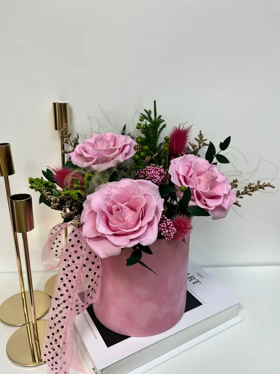 Композиции из стабилизированных цветов для выпускных - Цветы (Барахолка) в Нижневартовск