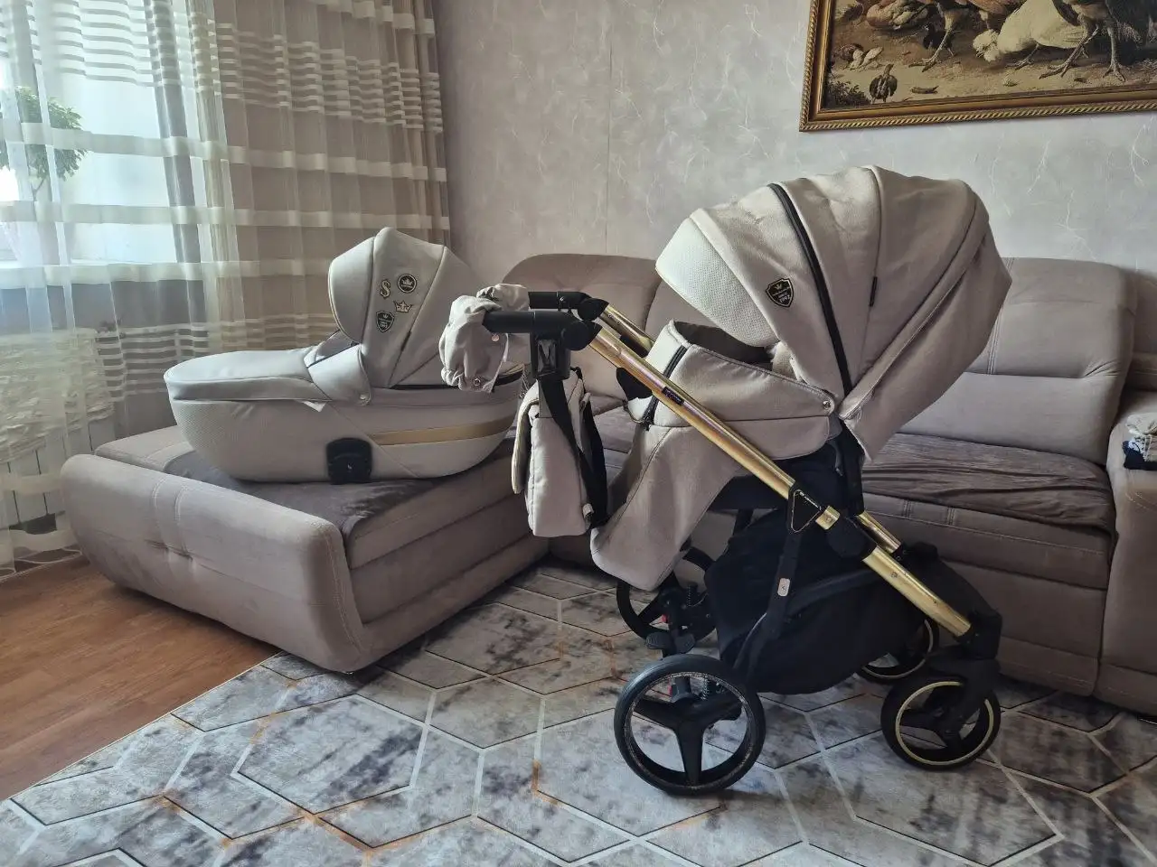 Продам коляску Adamex Cortina Special Edition Deluxe 2 в 1 - Коляски (Товары для детей) в Нижневартовск