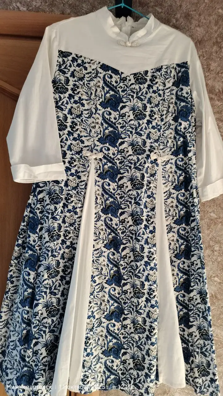 Платье хлопковое 4 XL - Женская одежда (Одежда) в Нижневартовск