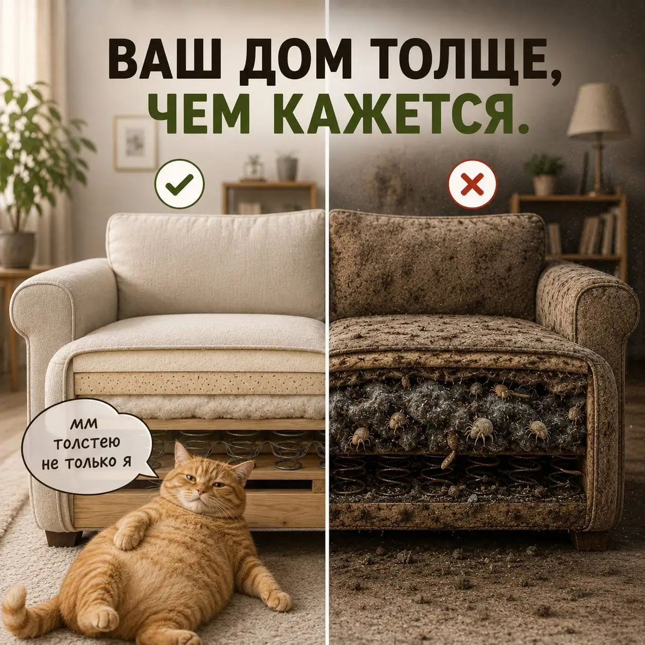 Химчистка диванов — вернем легкость! - Химчистка и уборка (Услуги) в Королев