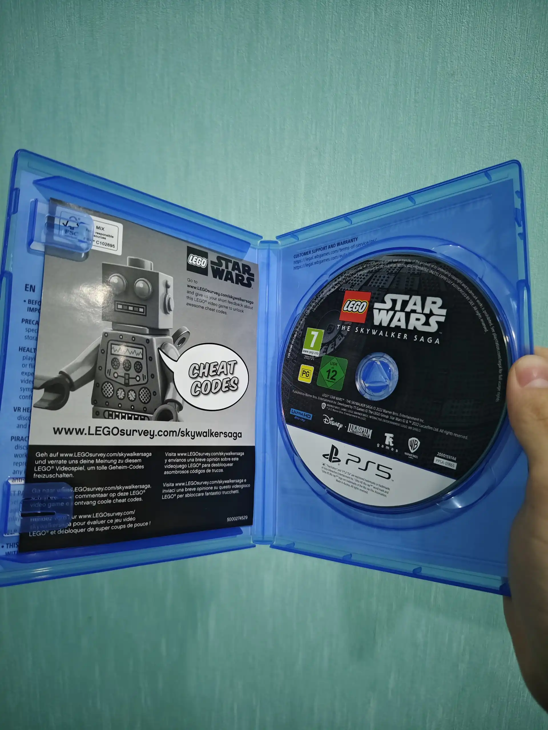 Продам диск на PS5 Lego Star Wars The Skywalker Saga
