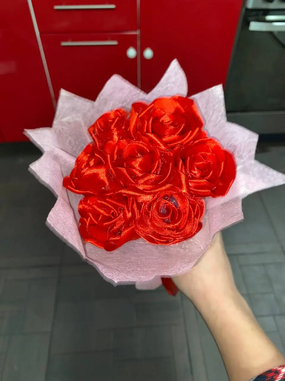 Розы из атласной ленты - Флористика (Хобби и отдых) в Саранск