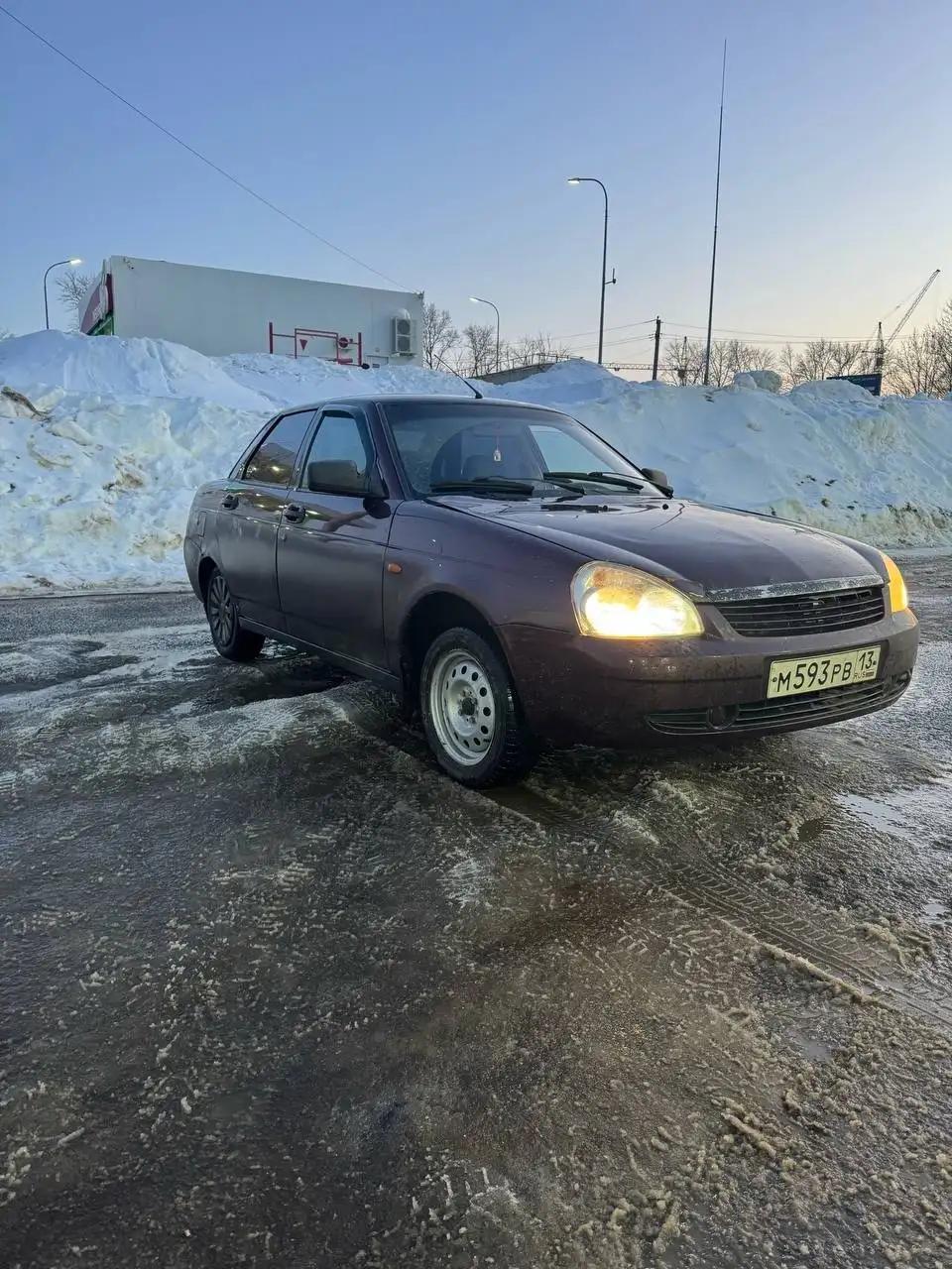 Lada Priora 2009 года с кондиционером и гидроусилителем - Легковые автомобили (Авто) в Саранск