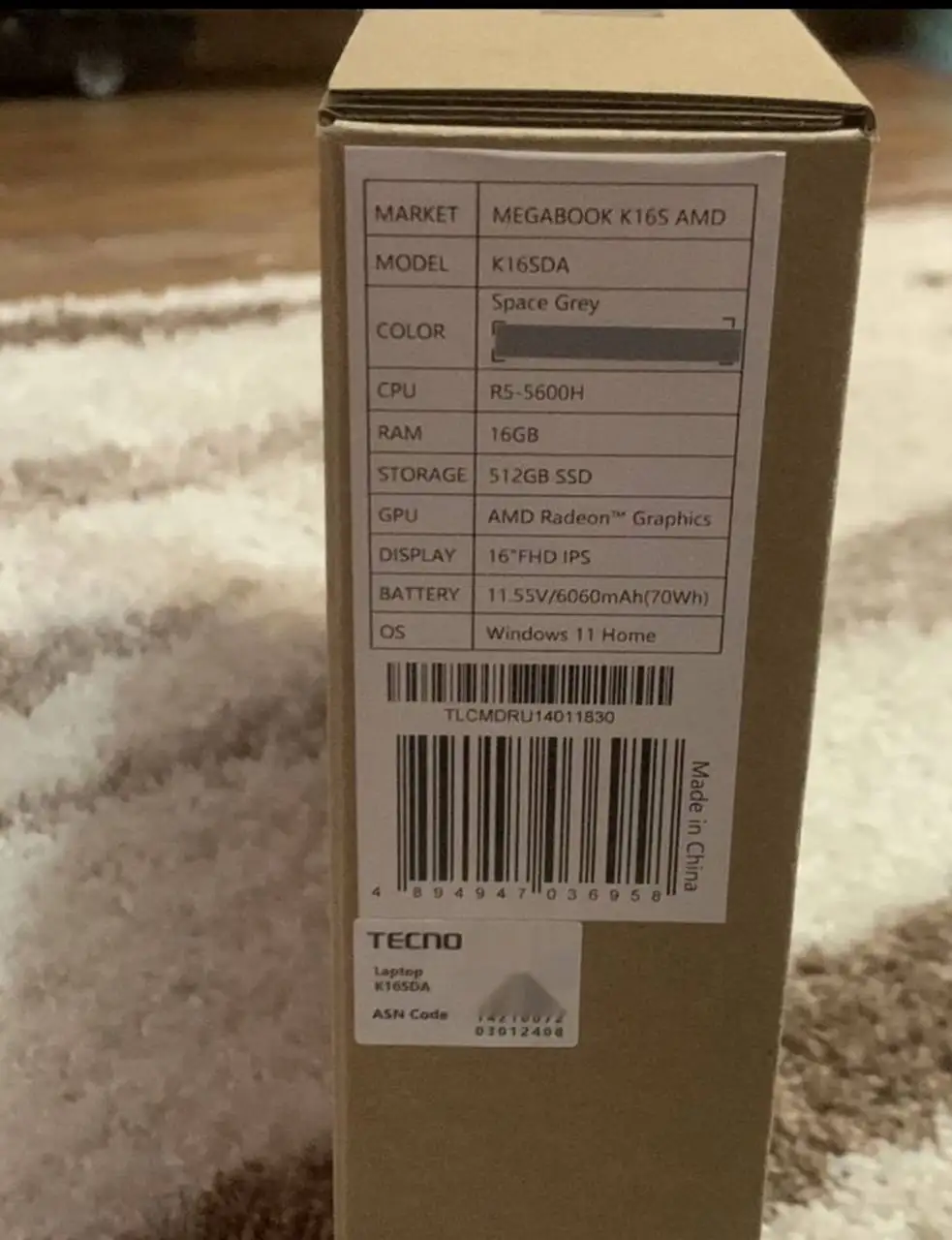 Продам ноутбук Tecno Megabook K16S - Ноутбуки (Электроника) в Саранск