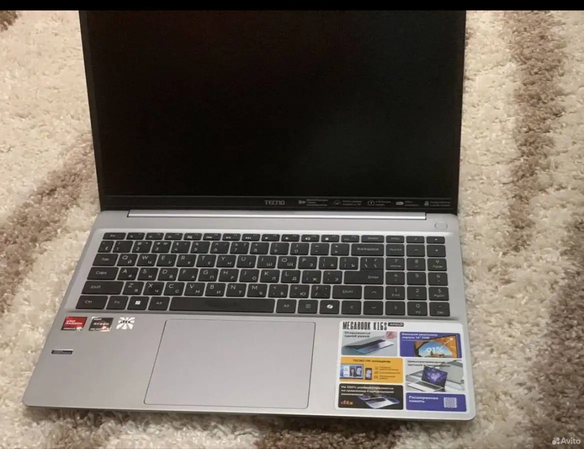 Продам ноутбук Tecno Megabook K16S с Ryzen 5 5600H и Windows 11 - Ноутбуки (Электроника) в Саранск