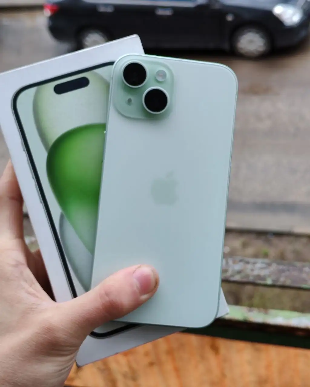 iPhone 15 256gb Green в отличном состоянии - Смартфоны (Электроника) в Нижний Новгород