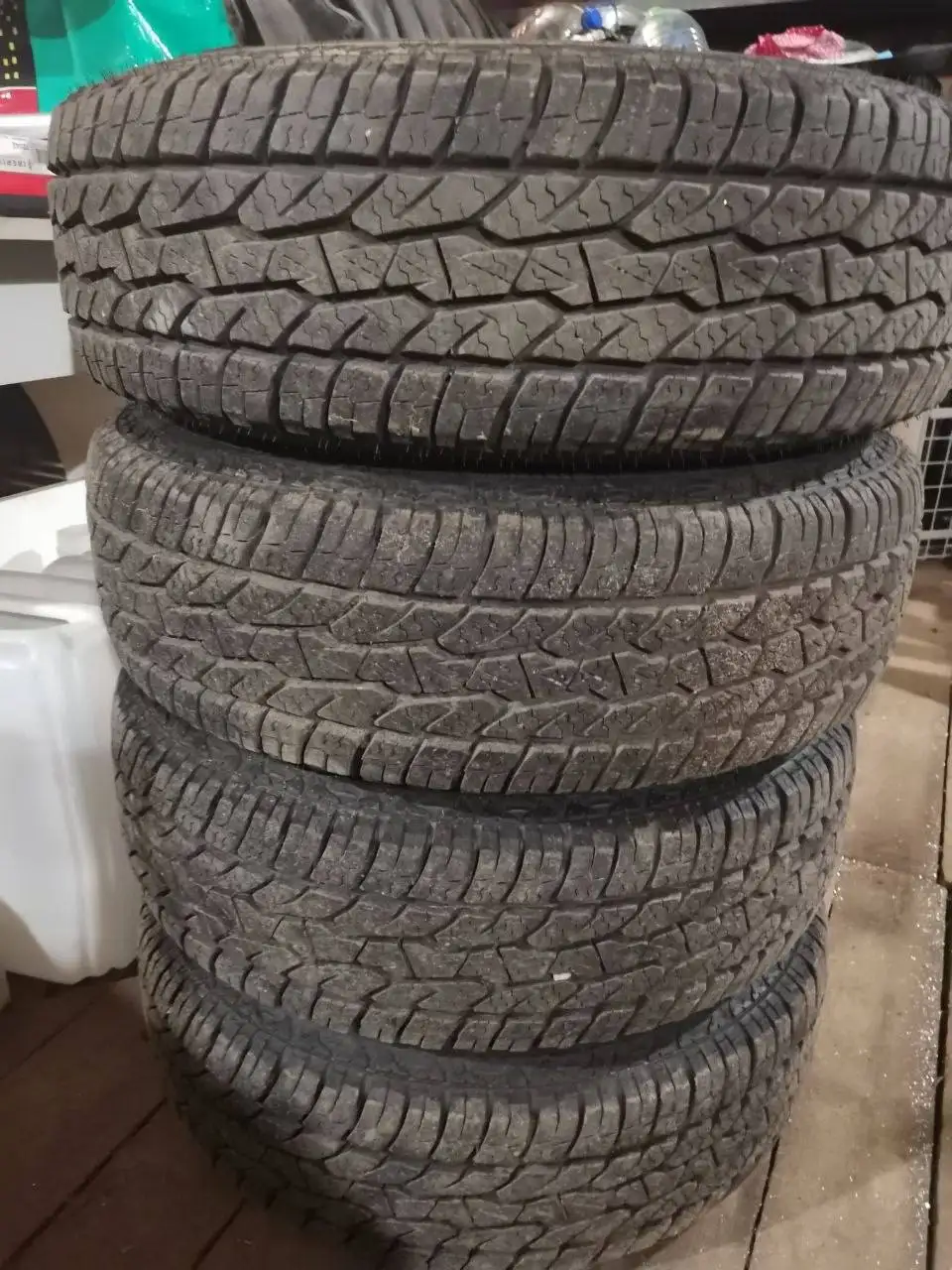 Продаю диски R15 с резиной BRAVO A/T MAXXIS 771 на Ниву - Шины и диски (Запчасти) в Нижний Новгород