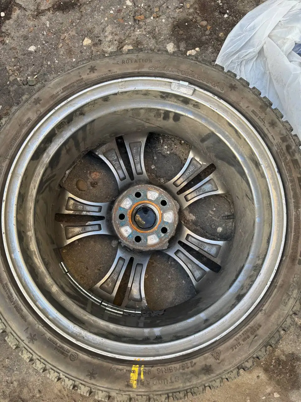 Продам кованые диски R18 5x112 в сборе с зимней резиной - Диски (Авто) в Нижний Новгород