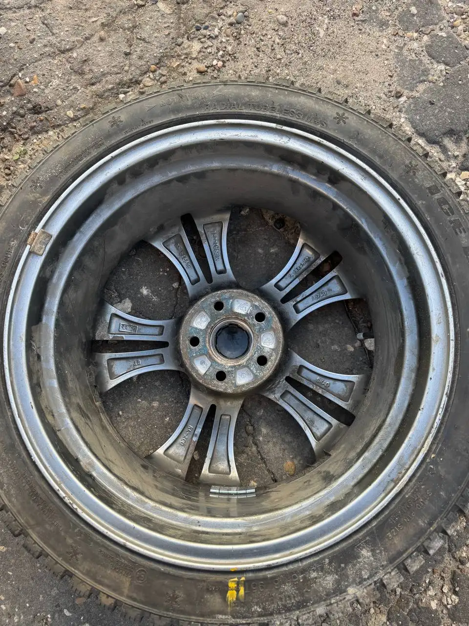 Продам кованые диски R18 5x112 в сборе с зимней резиной - Диски (Авто) в Нижний Новгород