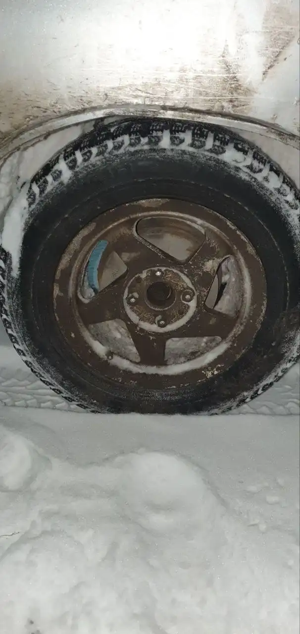 Диски Всмпо р13 4х98 на зимней резине для обмена