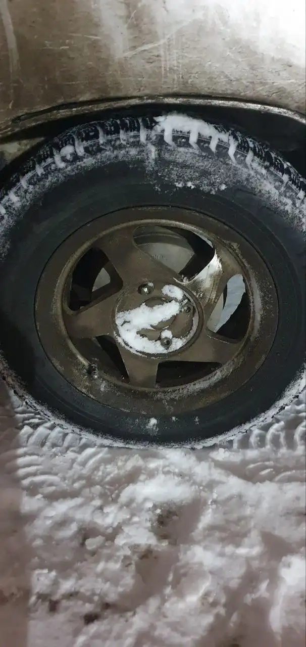 Диски Всмпо р13 4х98 на зимней резине для обмена