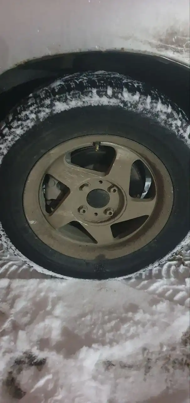 Диски Всмпо р13 4х98 на зимней резине для обмена