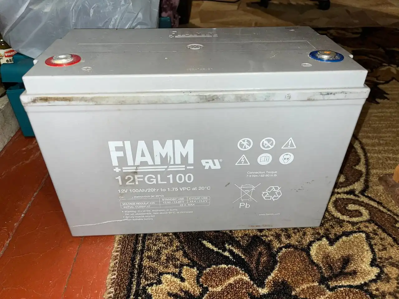 Продажа аккумулятора AGM 100А