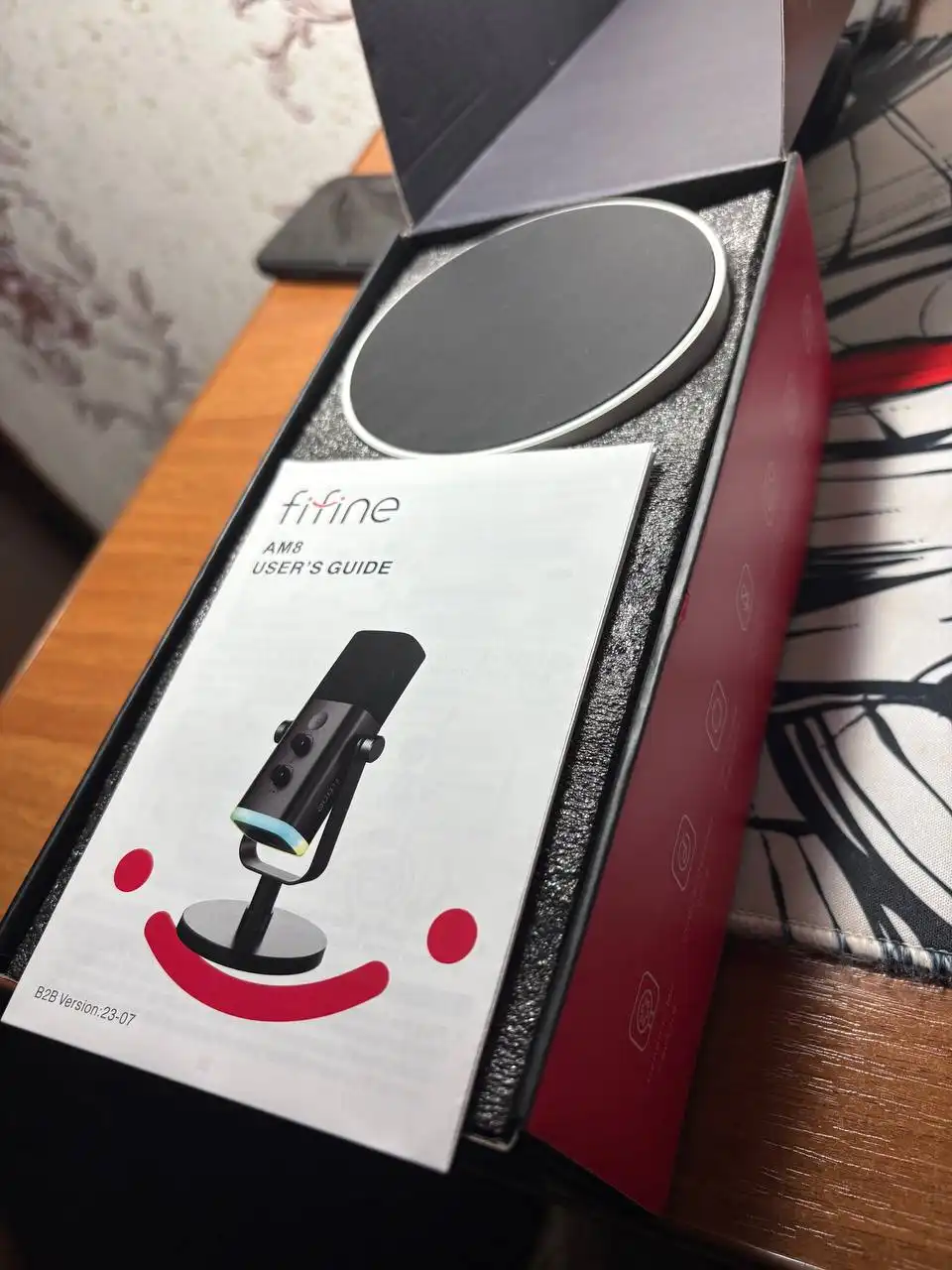 Продажа микрофона Fifine AM8 белого цвета