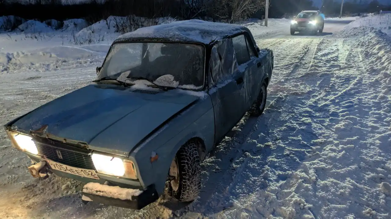 Продам жигуль после хорошего зимнего дрифта