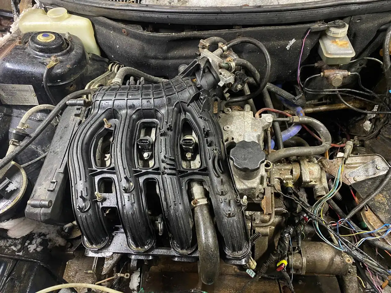 Продажа двигателя 124 и КПП 2110-Приора - Двигатели и КПП (Запчасти) в Нижний Новгород