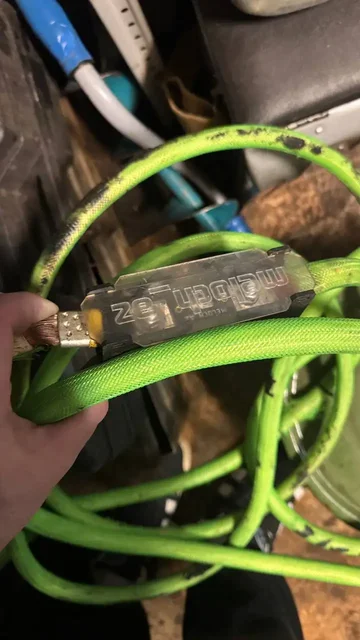 Провод 70кв (00ga) 6м с обжимом на 250А в оплетке - Электрооборудование в Нижний Новгород