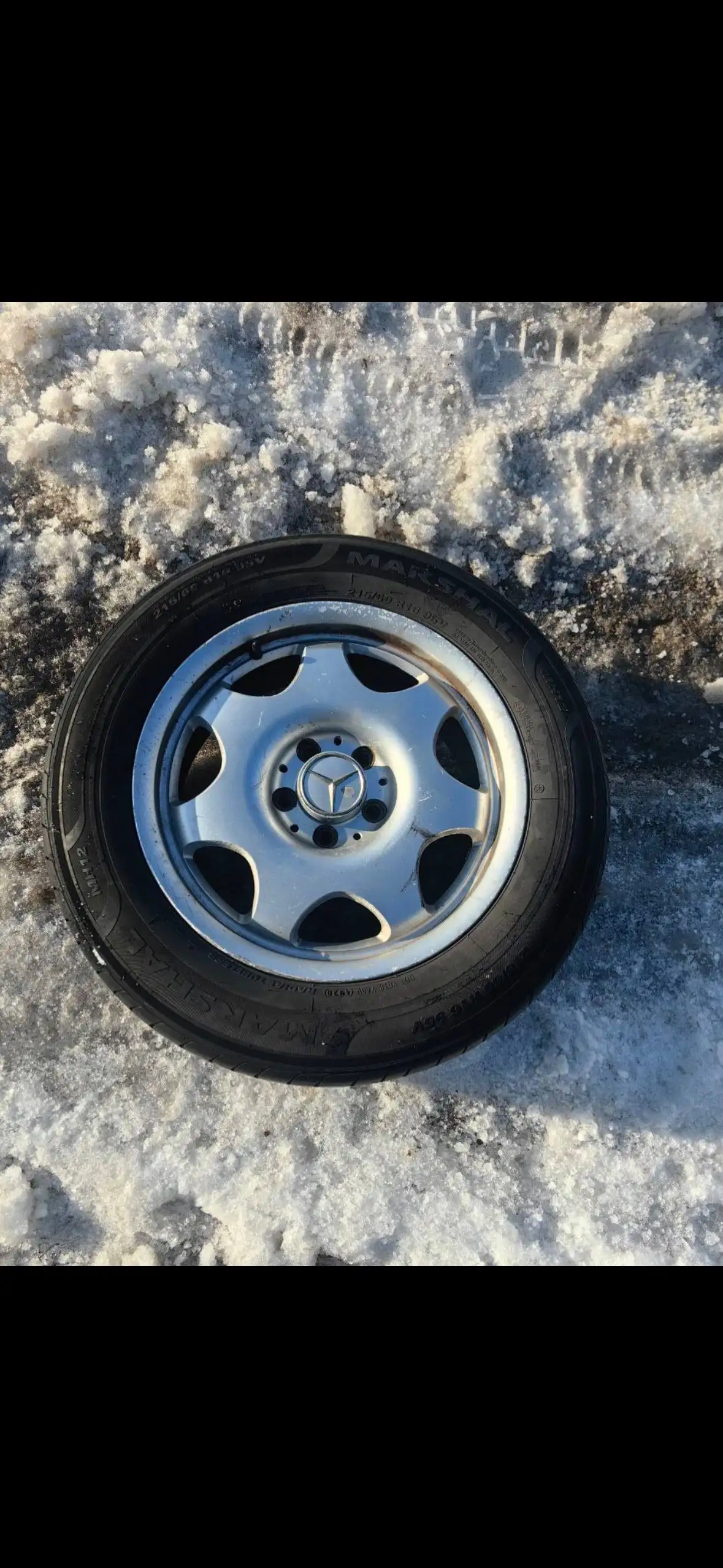 Резина 2013 года R16 разболтовка 5x112 - Шины и диски (Запчасти) в Нижний Новгород