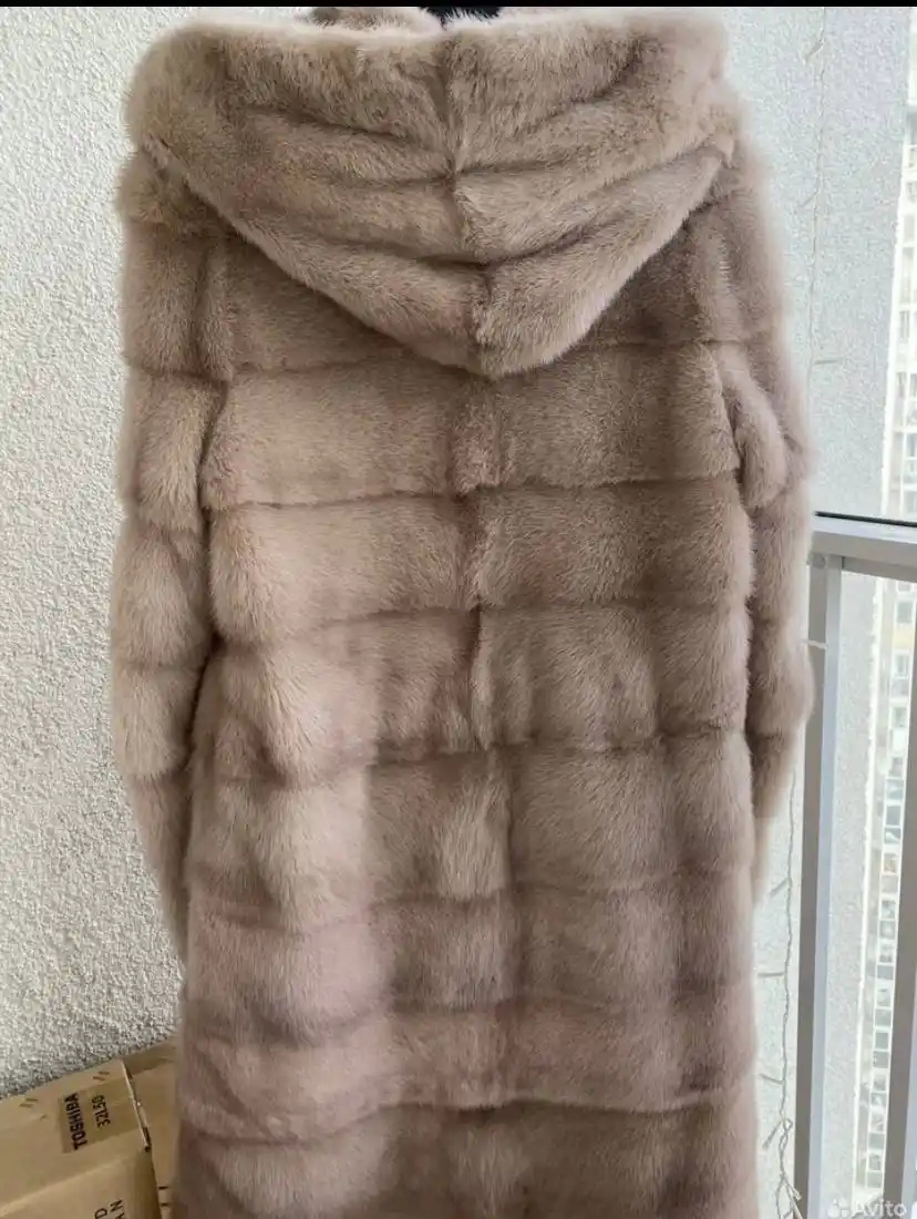 Шуба-трансформер из российской норки