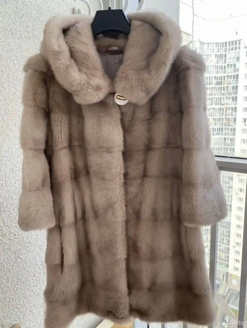 Шуба-трансформер из российской норки