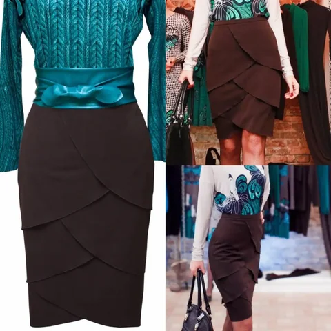 Брендовая юбка Annaivanova шоколадного цвета - Одежда в Химки