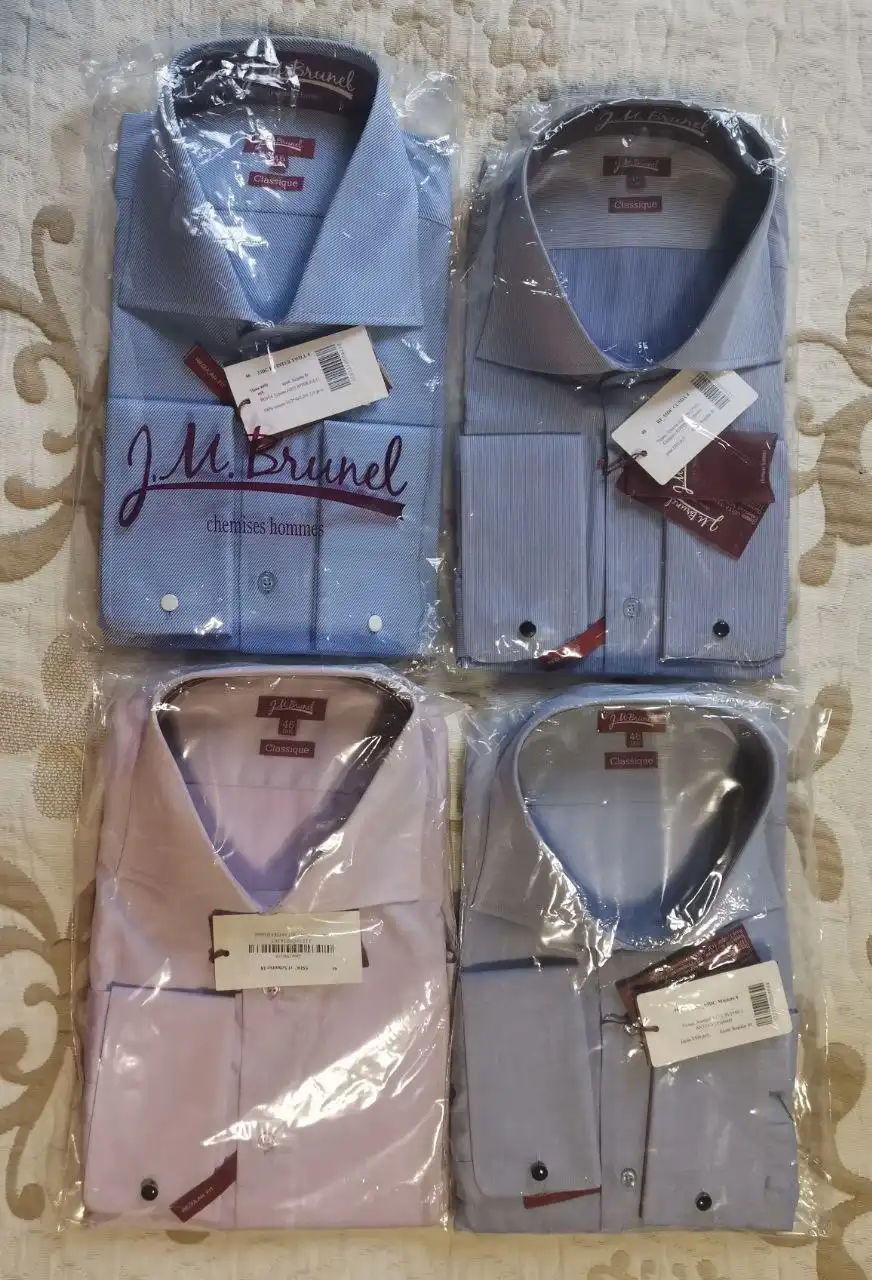 Классические мужские рубашки под запонки