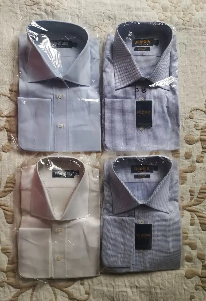 Классические мужские рубашки под запонки