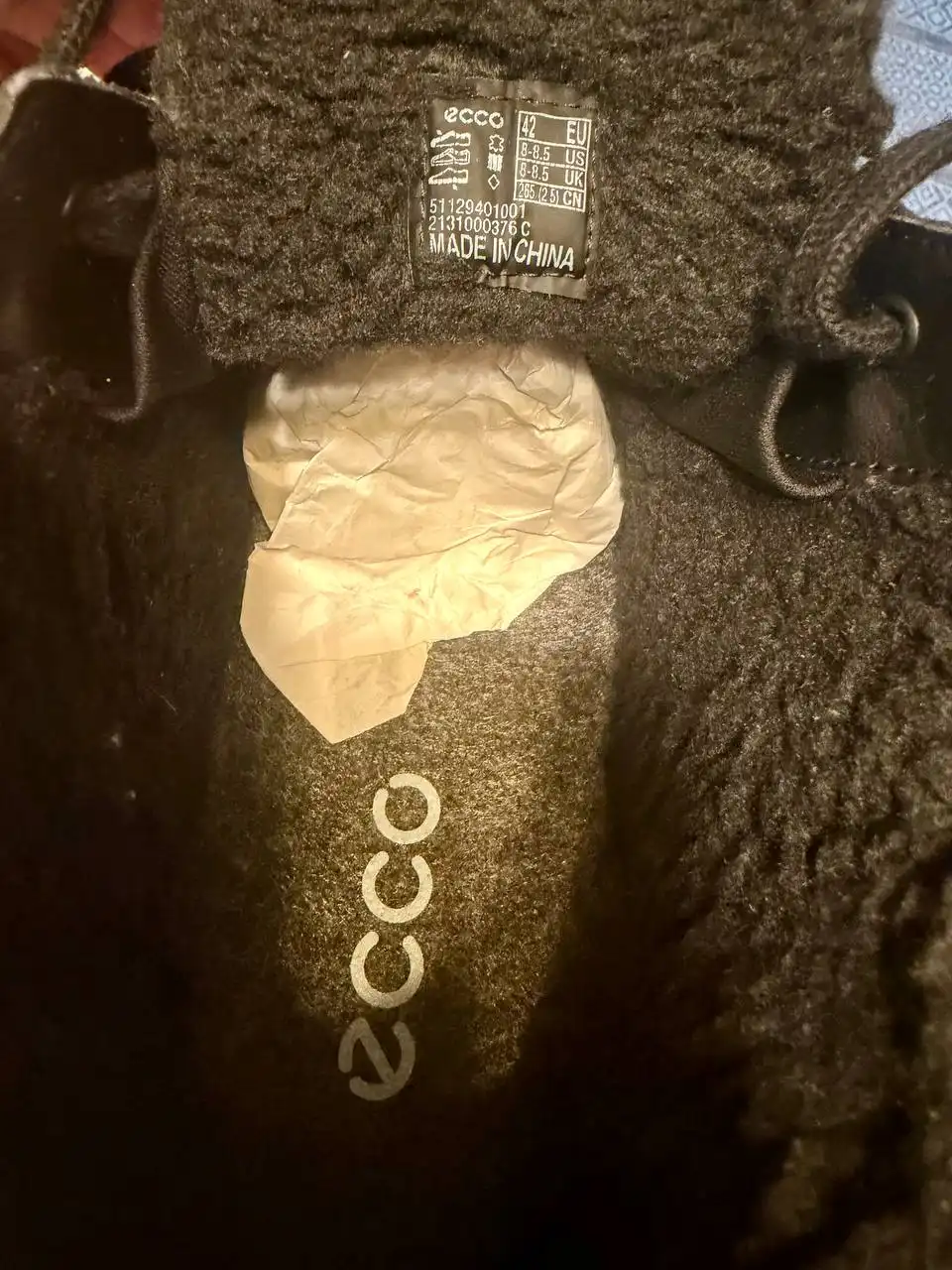 Мужские ботинки ECCO JAMESTOWN 42 размер новые