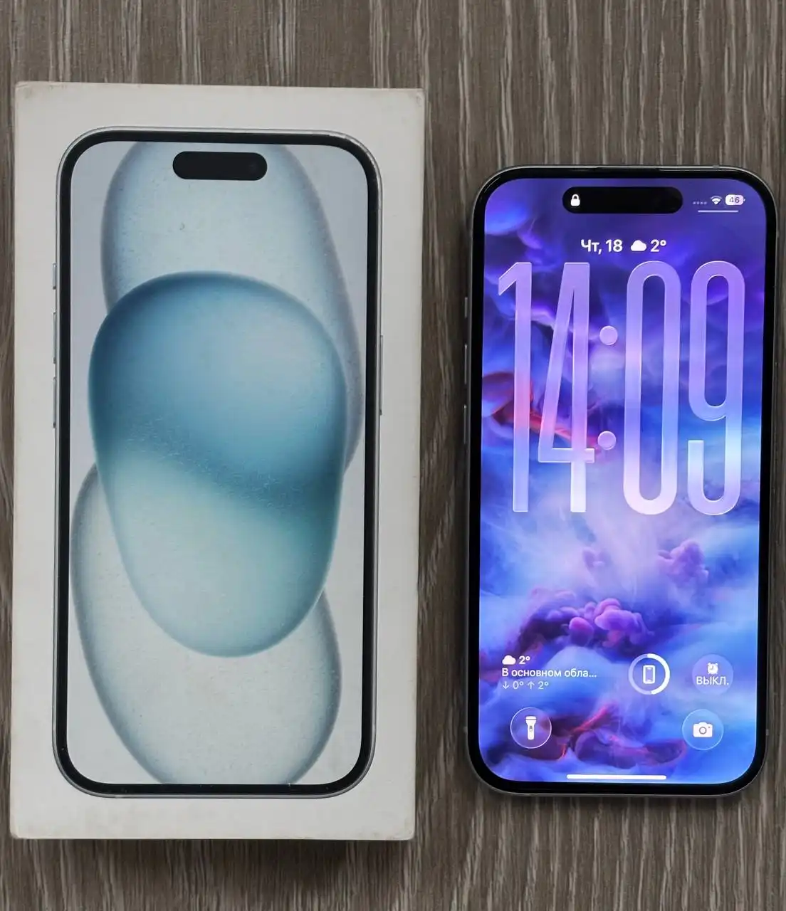 iPhone 15 128 ГБ с неисправностями Face ID и камеры