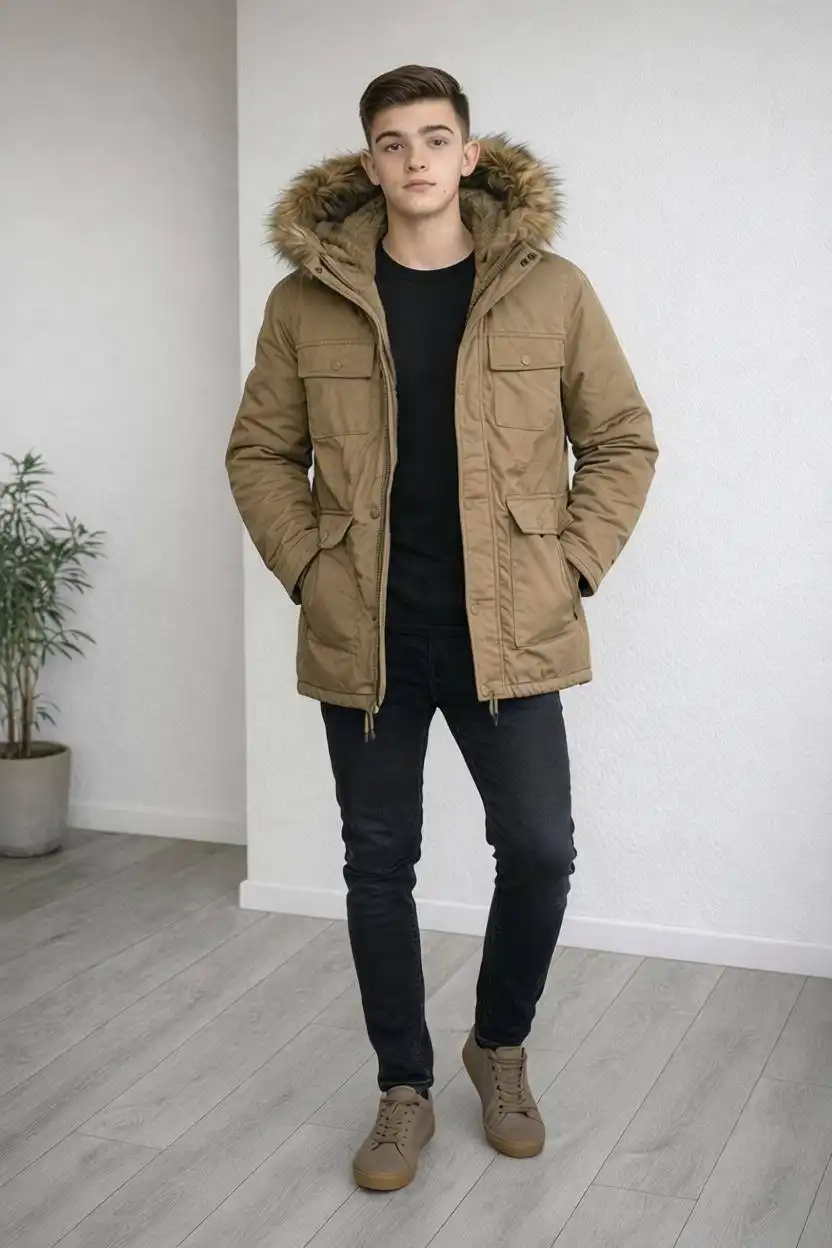 Парка подростковая новая размер 46-48