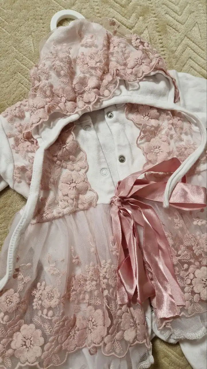 Боди-платье и чепчик для крещения - Детская одежда (Одежда) в Химки