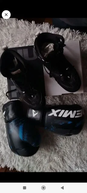 Боксерские перчатки Demix 10 oz и боксерки HUKK р.36 - Хобби и отдых в Химки