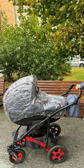 Коляска 2в1 Camarelo Sevilla Синий меланж - Товары для детей в Химки