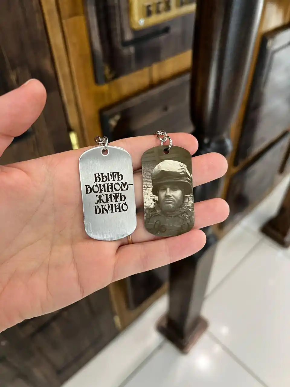 Фотогравировка в городе