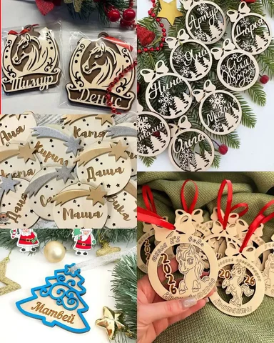 Персонализированные новогодние украшения для семьи, бизнеса и коллег - Хобби и отдых в Владивосток