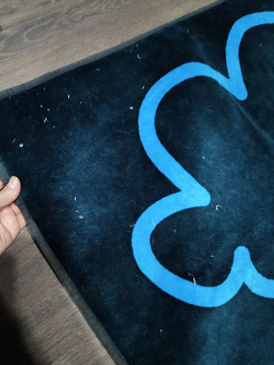 Детский прикроватный коврик с защитой от скольжения