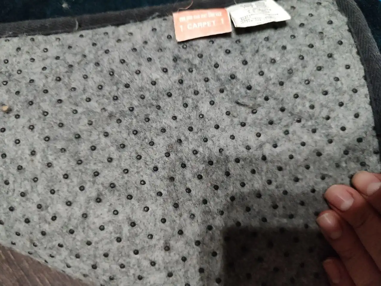 Детский прикроватный коврик с защитой от скольжения