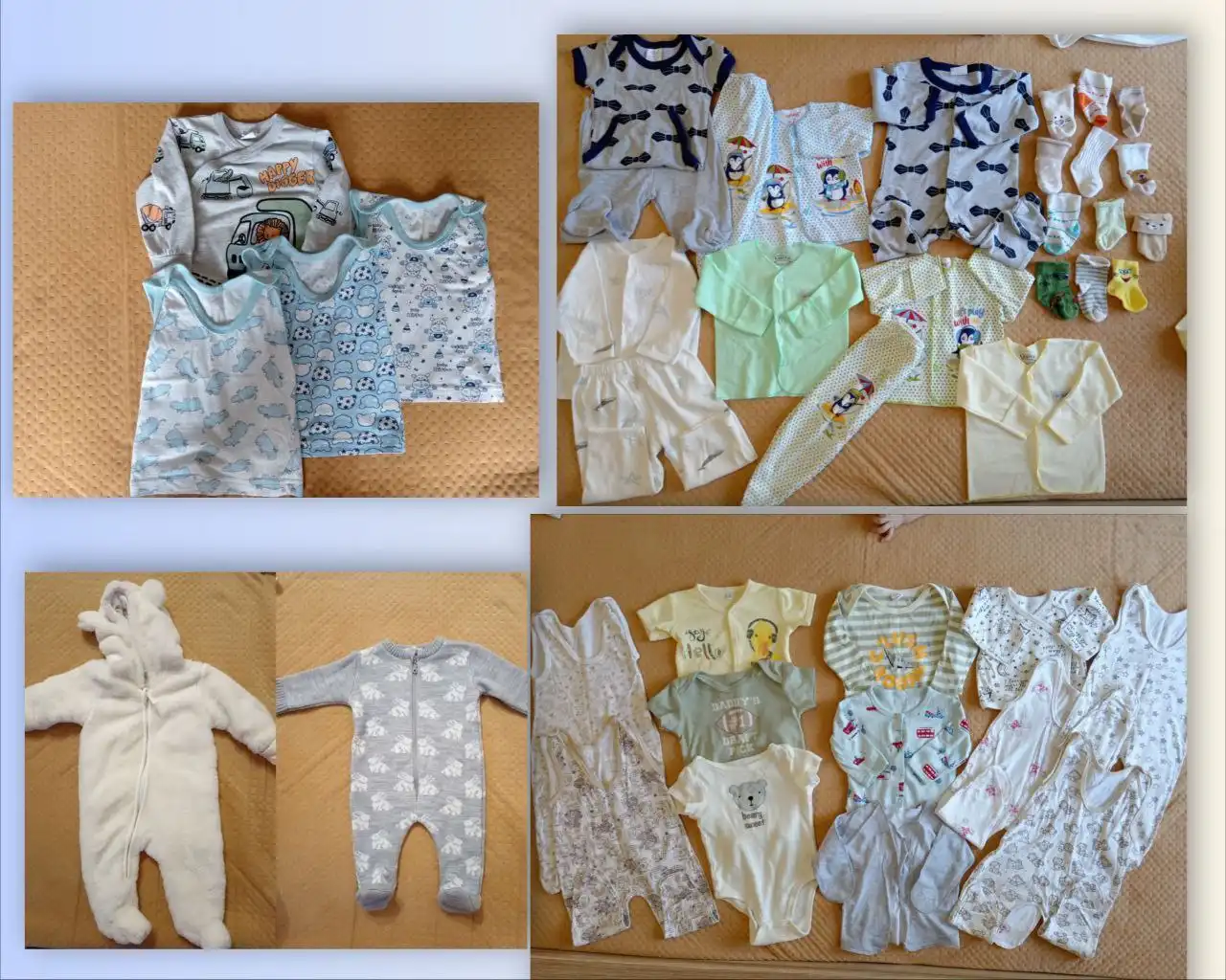 Детская одежда 62 размера и горка для купания