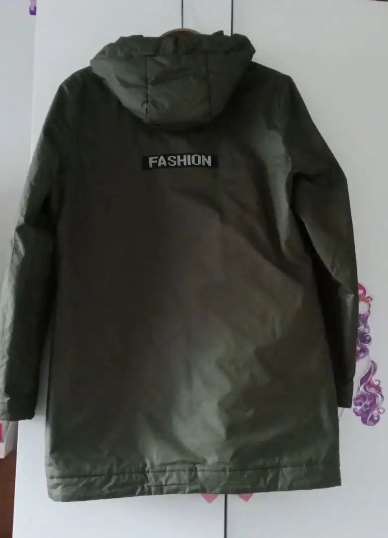 Демисизонная парка на девушку, размер 50