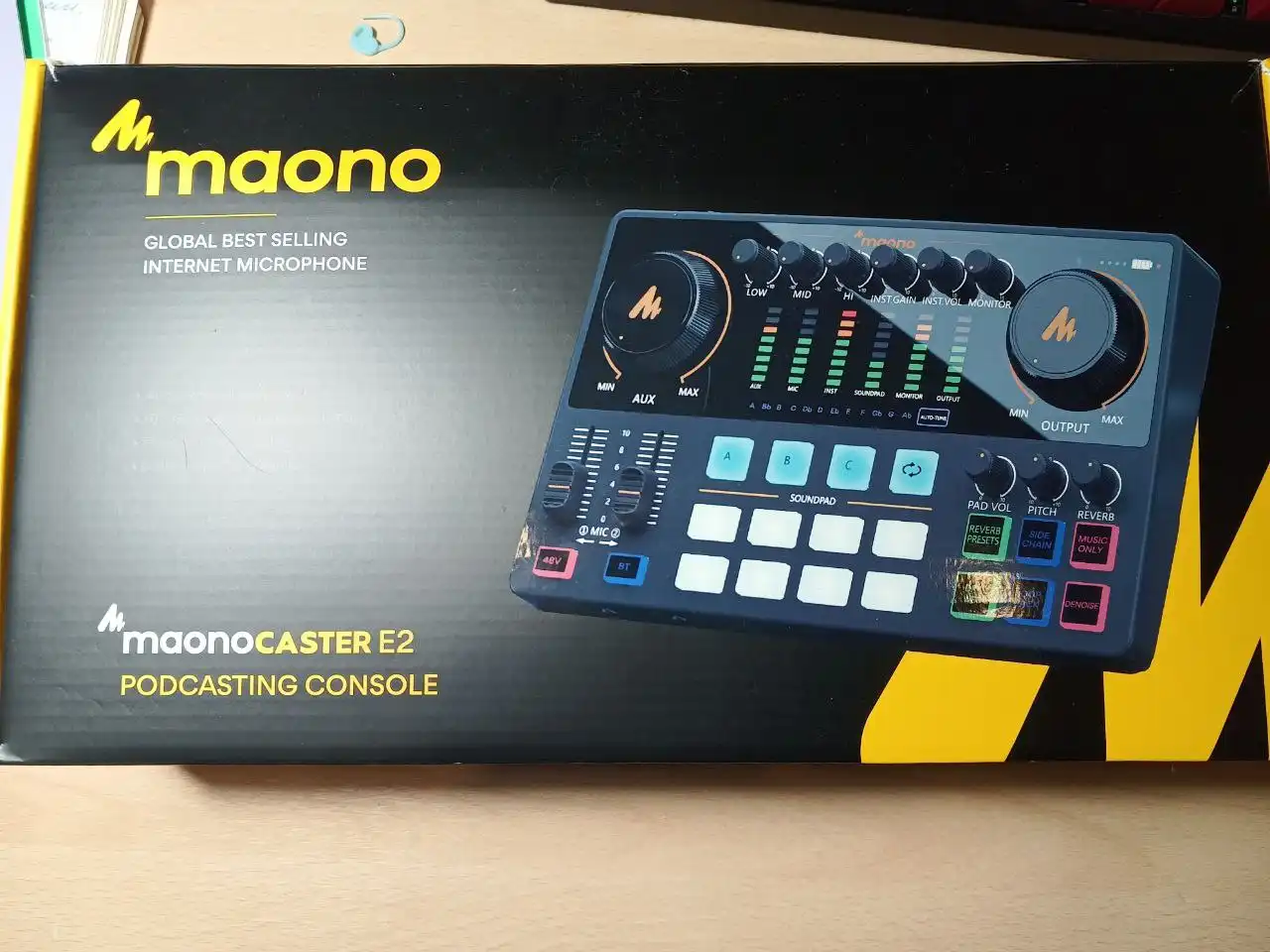 Продажа звуковой карты Maono Caster E2 б/у - Аудиооборудование (Электроника) в Владивосток