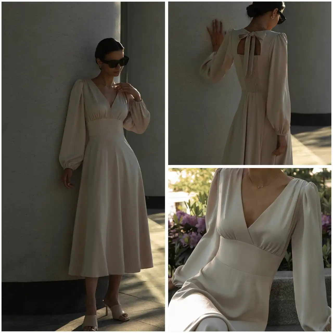 Продам платье миди Lichi цвета Шампань - Одежда в Владивосток