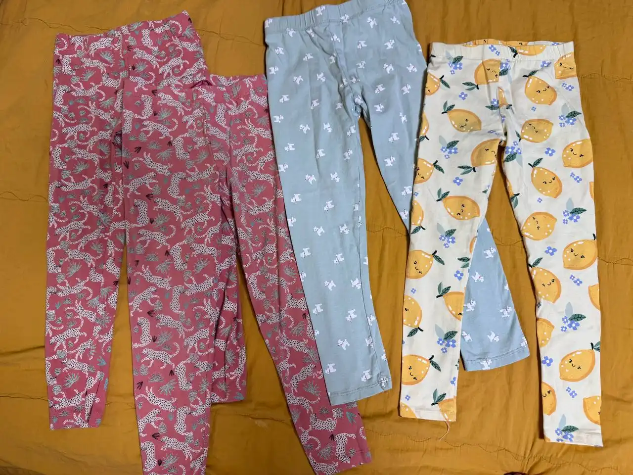 Леггинсы детские 4 шт размер 116 - Детская одежда (Одежда) в Владивосток