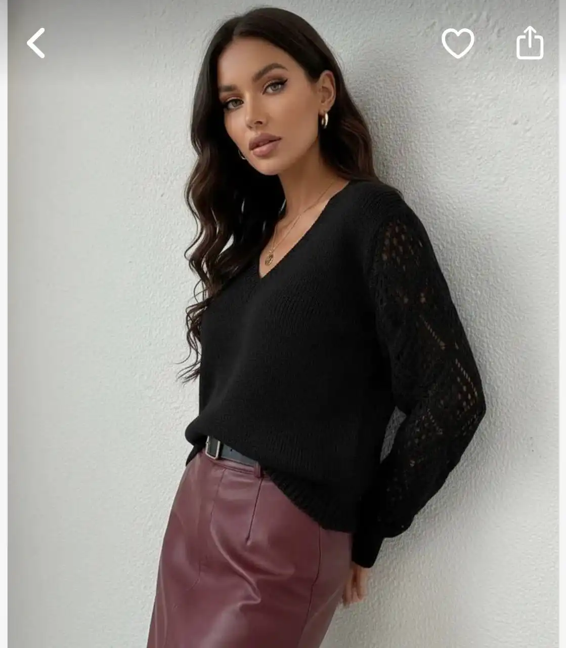 Свитер новый с ажурным узором - Свитера (Одежда) в Владивосток