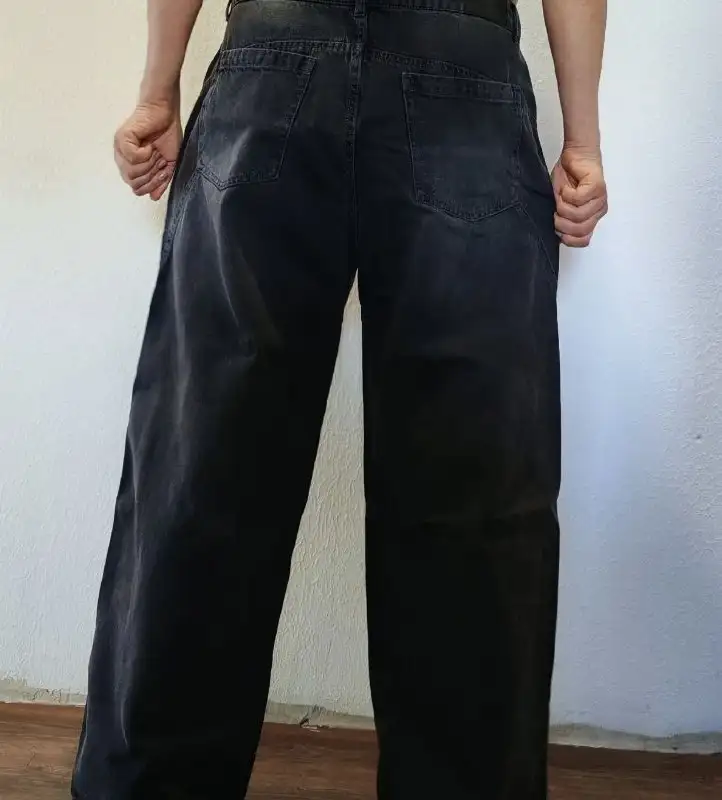 Джинсы палаццо б/у, размер 42 - Женская одежда (Одежда) в Владивосток