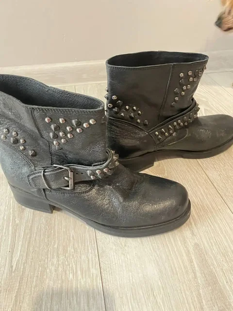 Кожаные ботинки 38 размера из Турции - Лосины в Владивосток