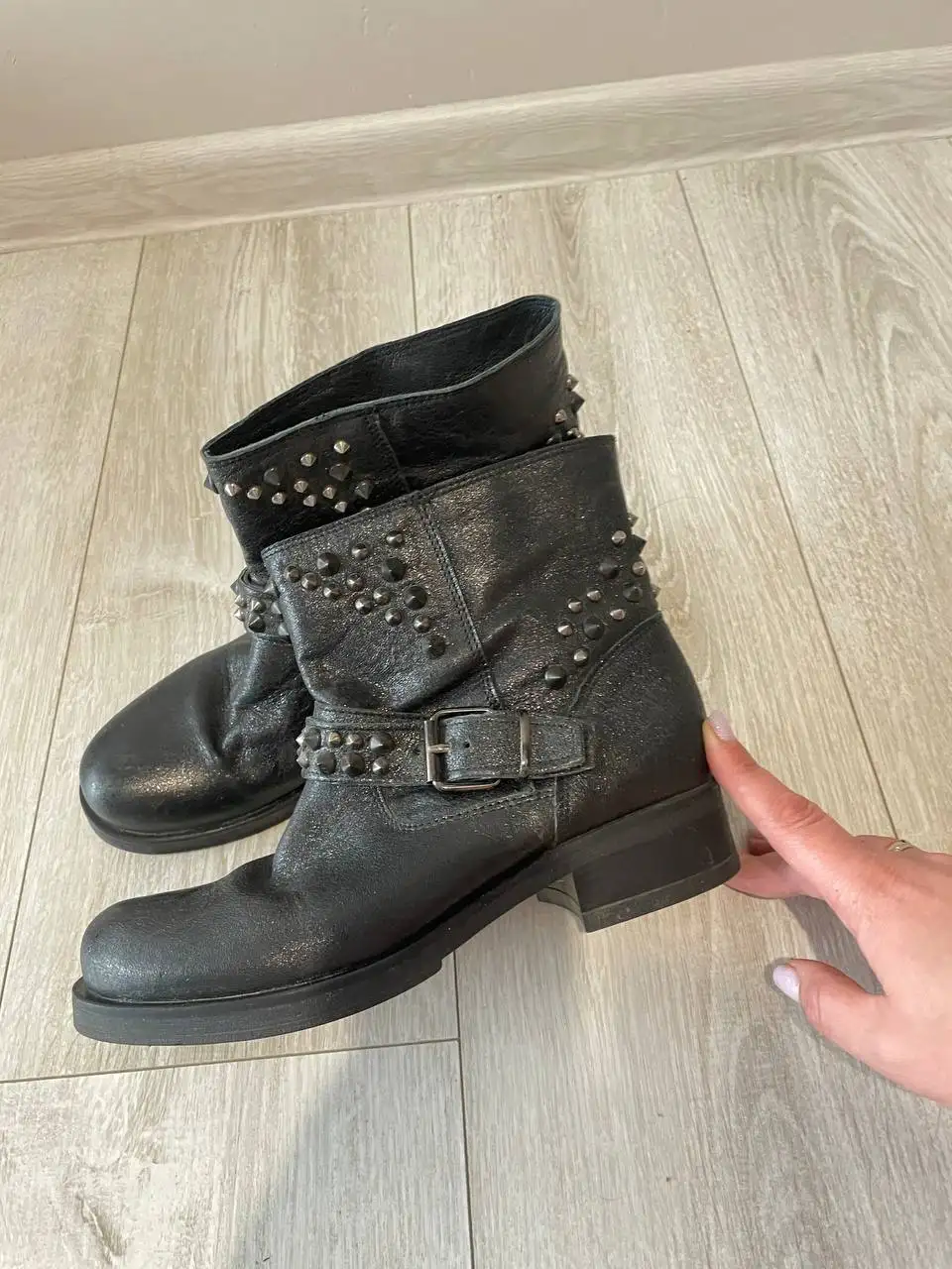 Кожаные ботинки 38 размера из Турции - Обувь (Одежда) в Владивосток