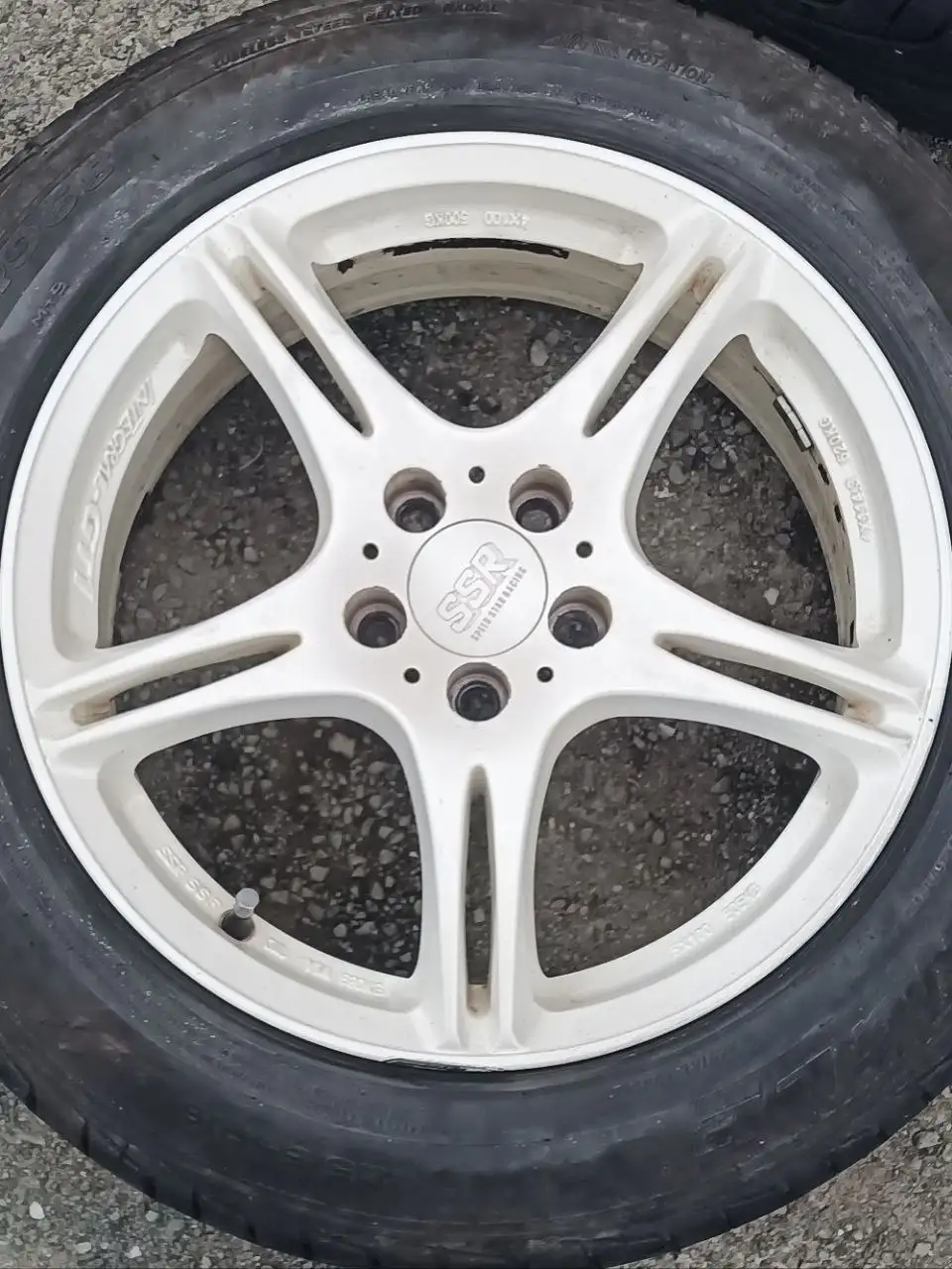 Продажа комплекта заряженных колес SSR gt1-интеграл с резиной Triangle - Диски и колеса (Запчасти) в Владивосток